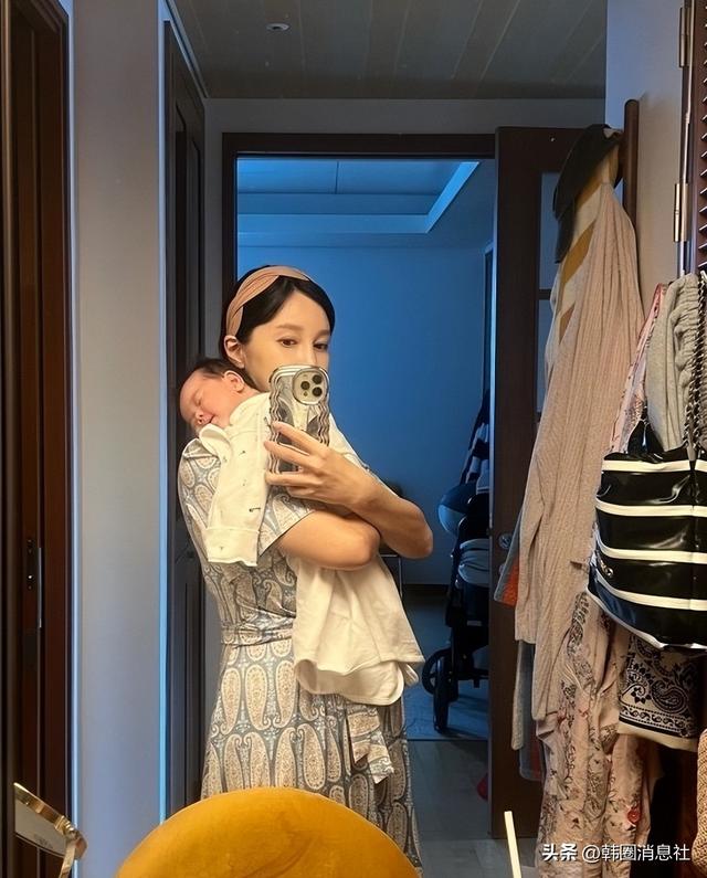 组合SUGAR出身女艺人,公开女儿3个月萌照