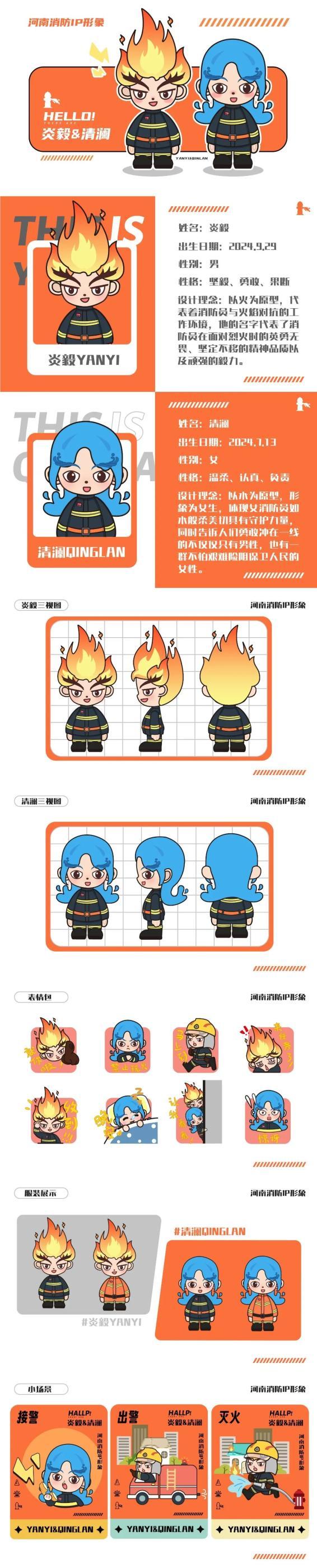 河南消防IP设计作品展播(三)丨惊艳了!消防宣传“玩出花”!