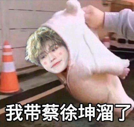 关于蔡徐坤的表情包合集｜我拎着蔡徐坤就跑