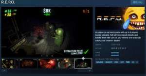 血腥游戏(合作恐怖游戏《REPO》Steam页面 2025年2月26日发行)
