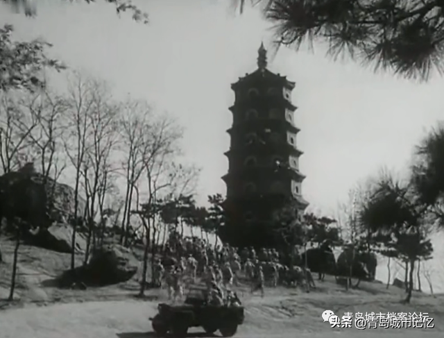 经典老电影《济南战役》镜头里的青岛