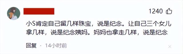 作家陈岚怒批小S鸠占鹊巢,担心大S家珠宝丢失,网友喊话汪小菲