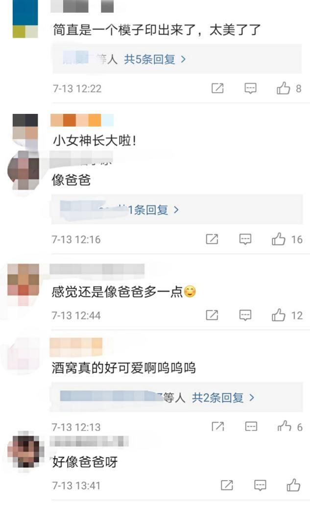 董璇晒5岁女儿写真,白色公主裙配精致波浪卷超萌,被指神似爸爸