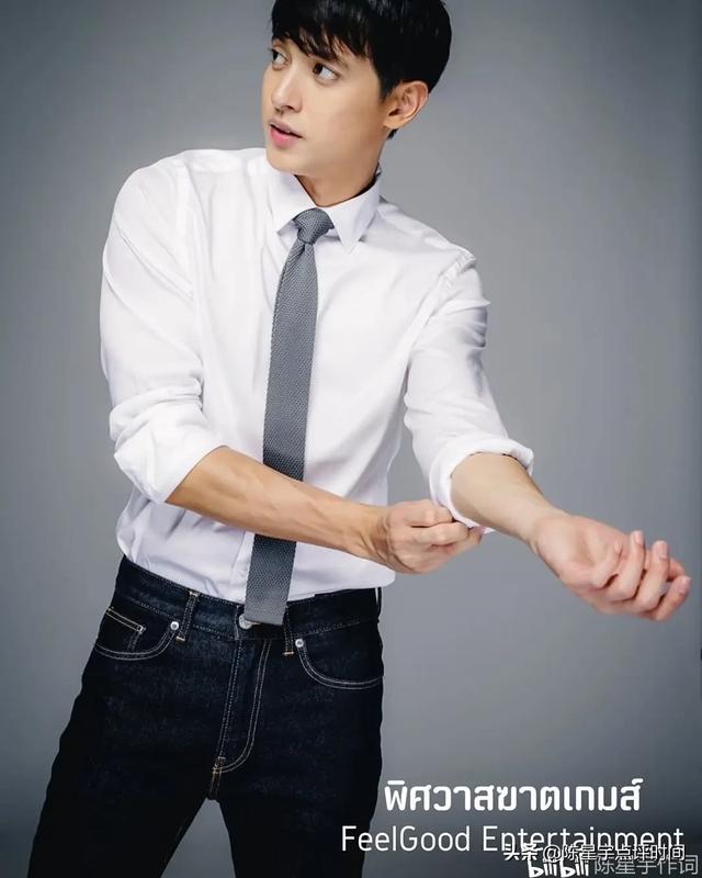 泰国明星JamesJirayu泰剧《逐爱游戏》搭档Gina然而CP感像姐弟恋
