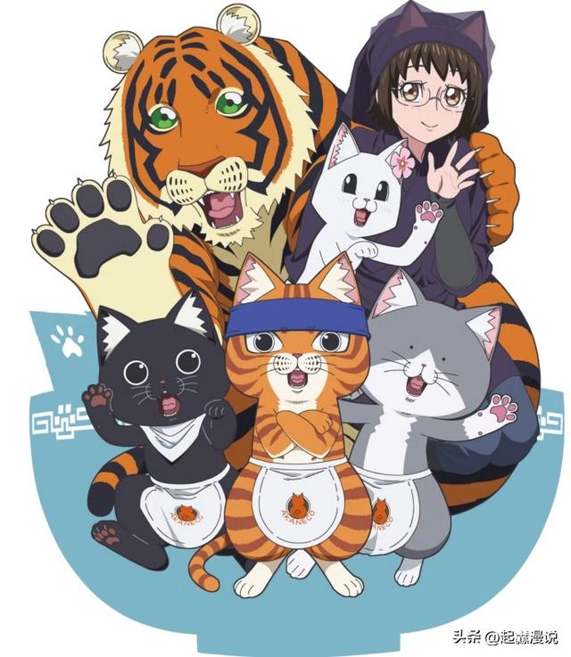 新番动漫资讯，开拉面店的猫猫们的日常，《拉面赤猫》7月播出