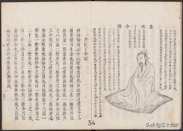B 修炼类古籍——《性命双修万神圭旨性命圭旨》万历版187筒子页