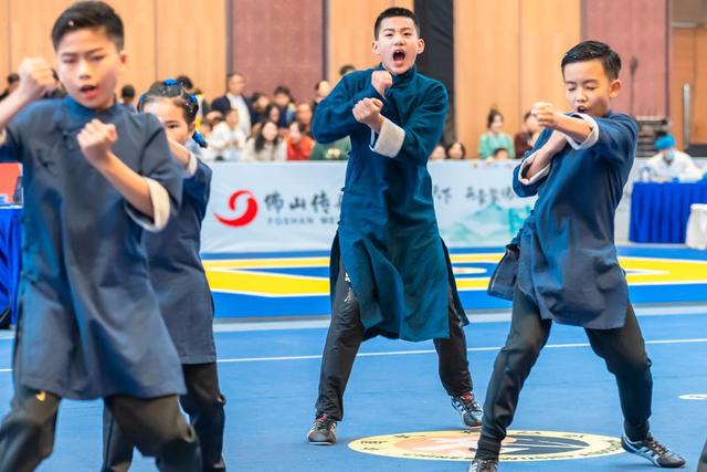 功夫少年打咏春,一招一式尽显力量和美感|2024国际咏春拳大赛