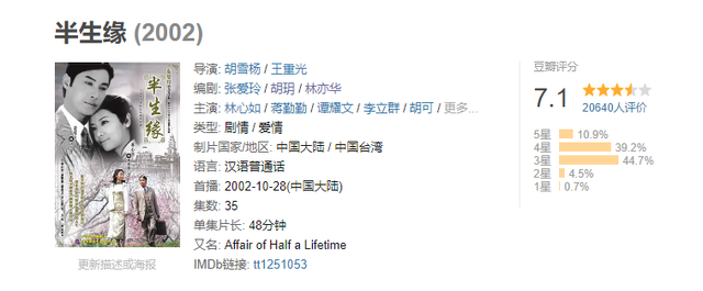 林心如版《半生缘》并不经典,却为何让人念念不忘?