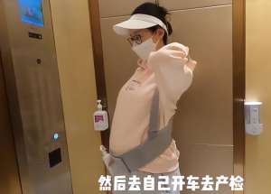 郑凯的老婆(郑恺老婆苗苗官宣怀二胎自己开车去产检，孕态十足肚子凸出明显)