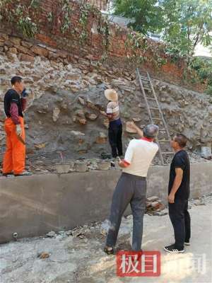 钟丽芳(加固、美化武汉这个小区旧墙焕然一新)