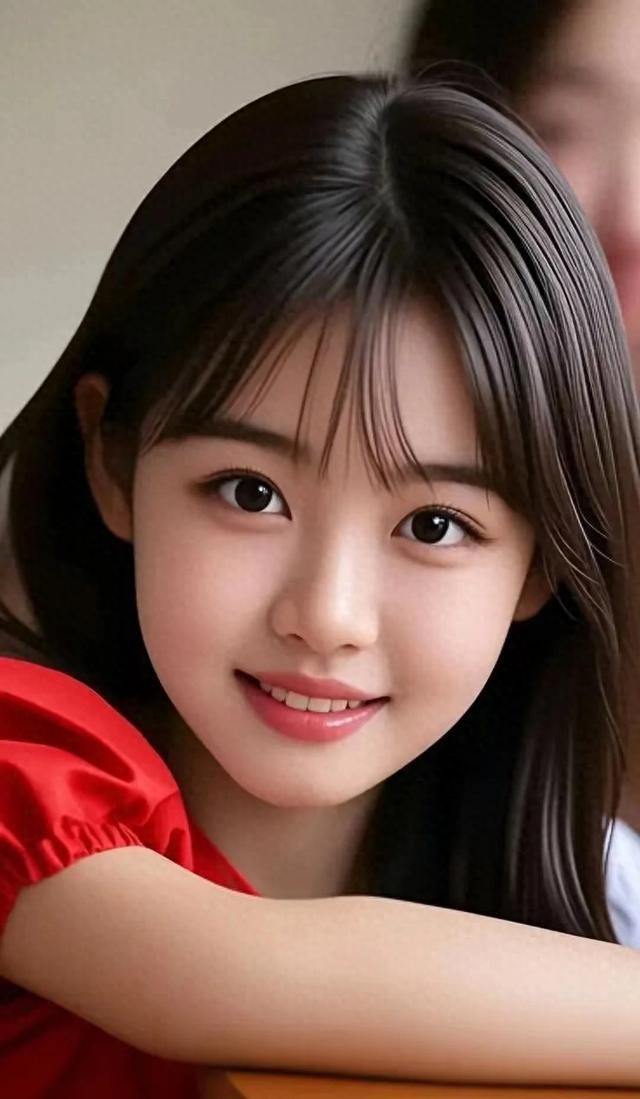 思春的少女，心如鹿撞，充满憧憬与期待。