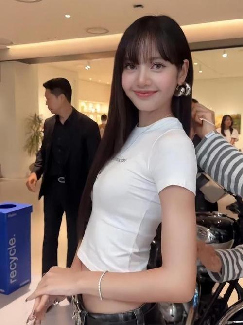 Lisa现身英超赛场,但失去了韩流妆造铁刘海的她,完全让人不敢认