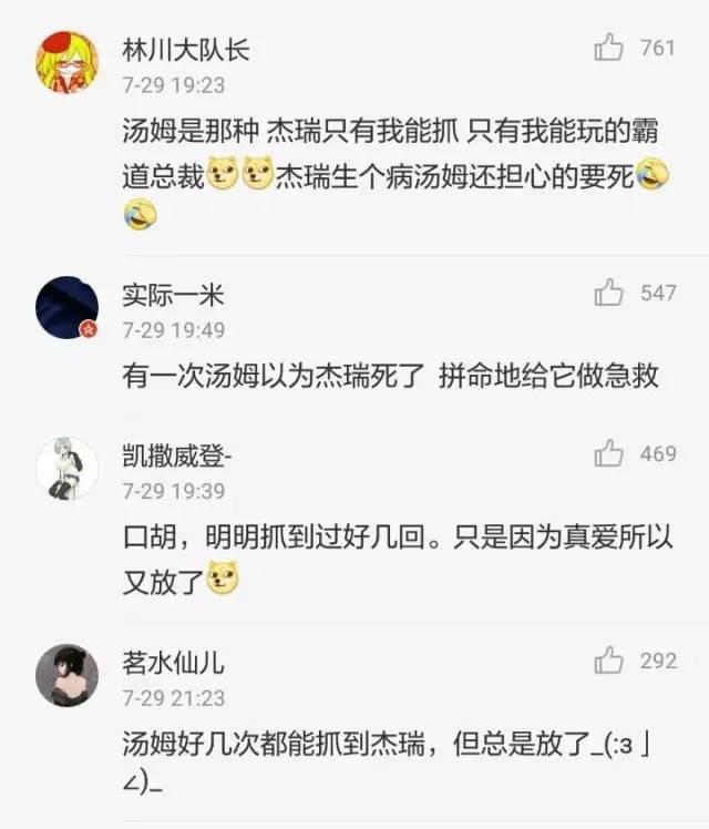 汤姆和杰瑞，这对动画历史上最著名的猫和老鼠逗笑了多少人的童年！
