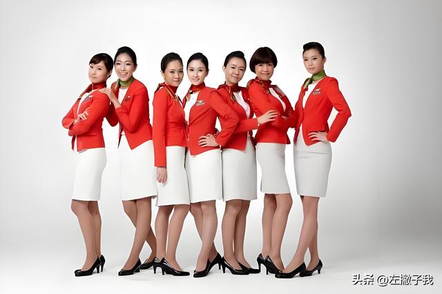 韩国各大航空制服秀,空姐制服还得是韩国bang子的