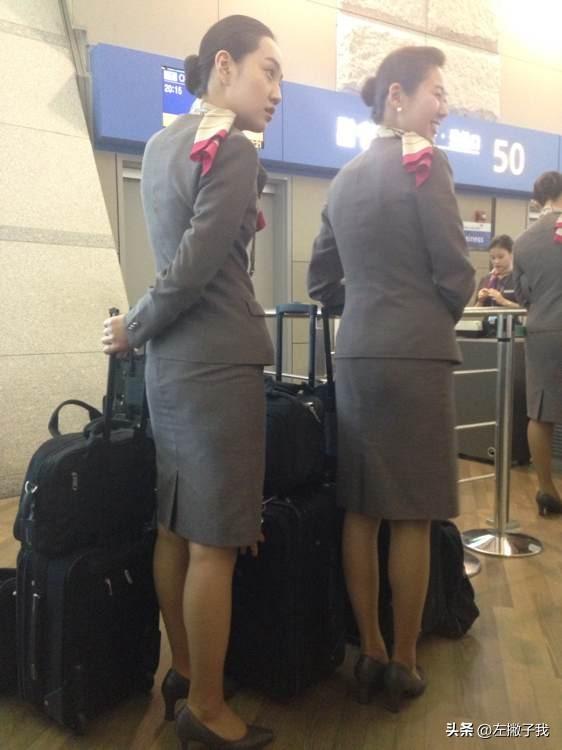 韩国各大航空制服秀,空姐制服还得是韩国bang子的
