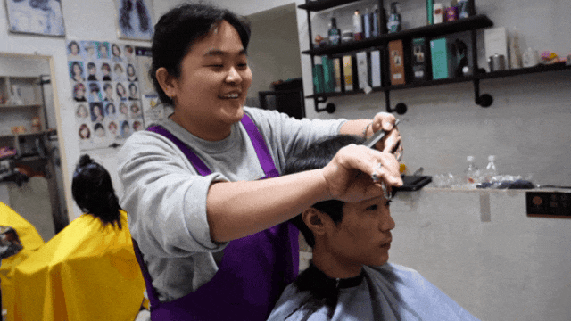 发型师晓华广州开剪,爆改中年平头大叔!网友:剪完秒变“叔圈天菜”