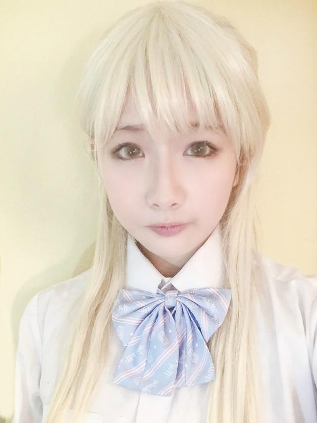 cosplay的美少女加上可爱又萌萌的小虎牙