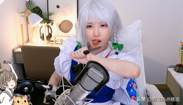 B站宝藏级主播鹿火,人美声甜正能量,唱歌COS整活样样不差