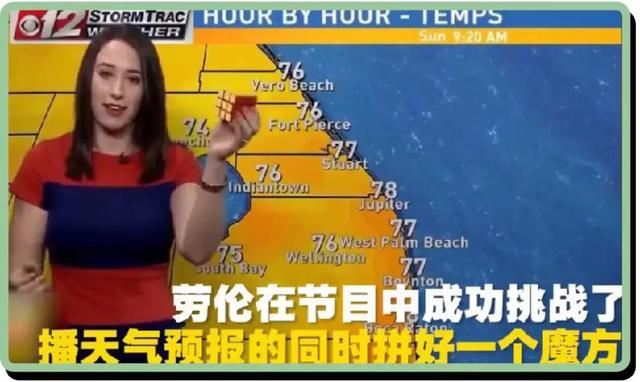 天气预报用美女做噱头,算不算犯规…