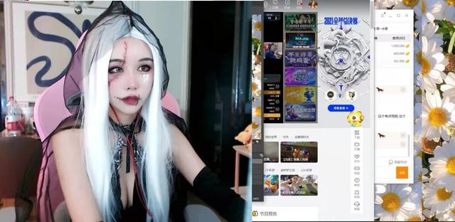 CSGO女主播大菠萝,颜值真的高,万圣节女巫皮肤太性感了