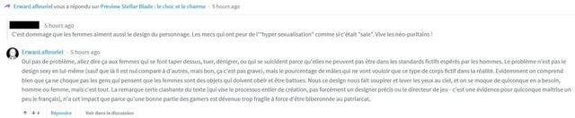 凭借涩气女主出圈的《星刃》,把法国游戏媒体干破防了