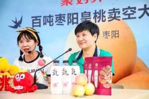 女主播桃子(“70后”女副市长开直播卖桃，2小时卖100吨)