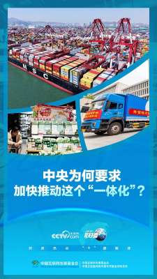 中央为何要求加快推动这个“一体化”？